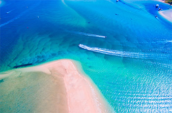Wavebreak Island Aerial View